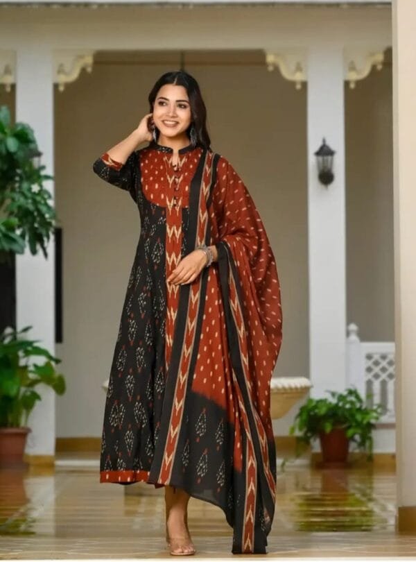 Front slit anarkali suit❤️